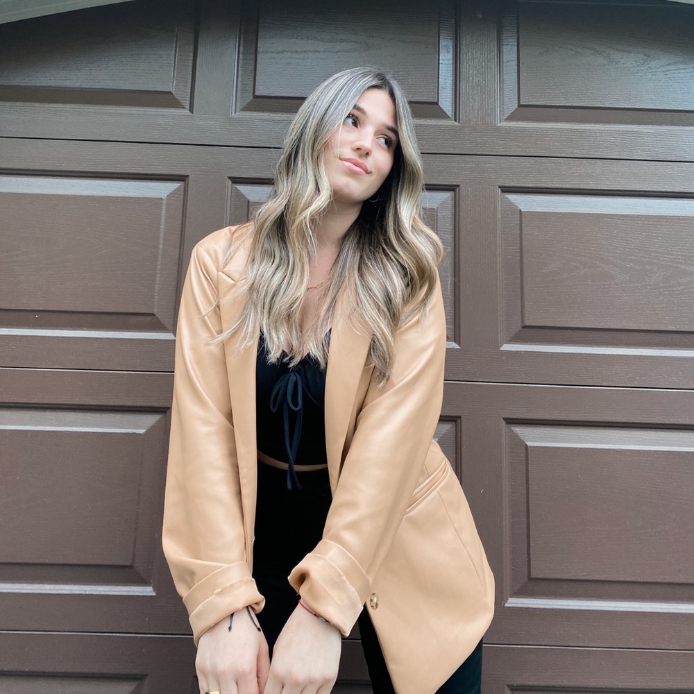 Abercrombie Vegan Leather Jacket